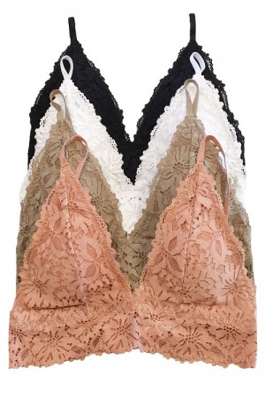Anemone Womens Light Taupe Intuition FT-0918 Bralette Size S NWT